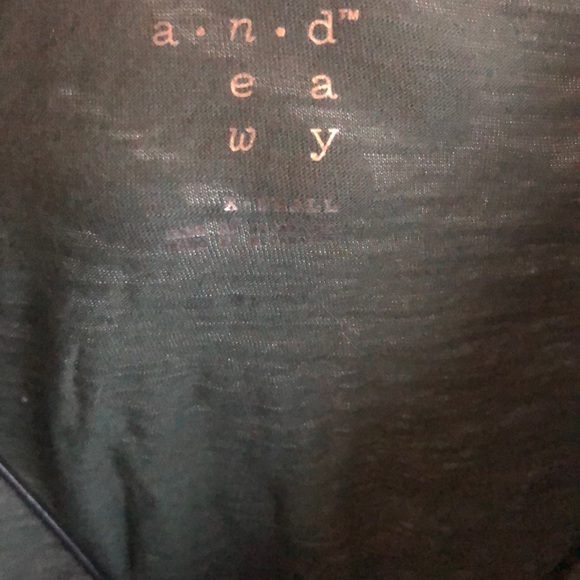 A new day green v neck tee - Picture 2 of 5